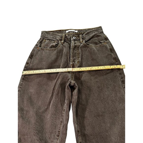PacSun Brown Wide-Leg Denim Jeans Unisex - Picture 10 of 12